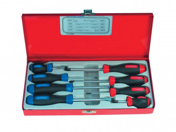 Набор отверток в металлическом кейсе, 8 предметов KING TONY 33108MR