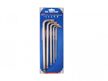 Набор Г-образных SPLINE, M5-M12, блистер, 5 предметов KING TONY 20515PR01