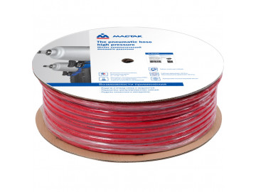 Шланг пневматический высокого давления 10х15 мм, бухта 100 м, поливинилхлоридный, гибкий МАСТАК 684-10100