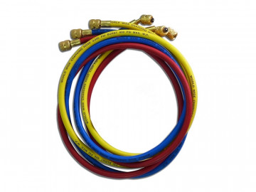 Шланг заправочный для фреона 1/4"SAE х1/4"SAE, 0,9 м МАСТАК 105-61010