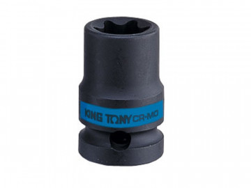 Головка торцевая ударная TORX Е-стандарт 1/2&quot, E12, L = 38 мм KING TONY 457512M