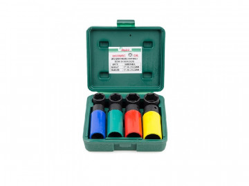 Комплект длинных тонкостенных ударных головок 1/2, 8 предм. Hans 84608MBC