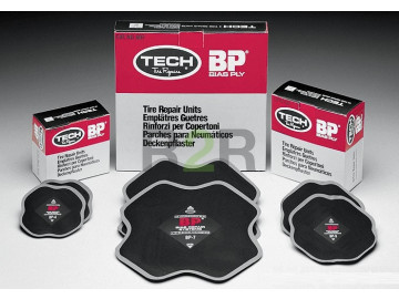 Заплатка BP-6  c диагональным кордом  240 х 240 мм Tech 606BK
