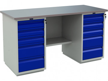 Верстак Profi (№604) ПРОМЕТ Практик WT160.WD5/WD5.000