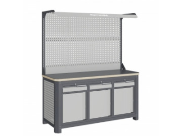 Верстак слесарный MCN 1552.S888-2F