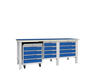 Верстак слесарный CTR 2232.S4L4M4.4