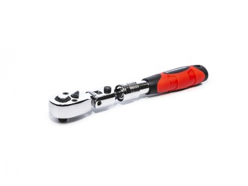 Трещотка телескопическая шарнирная на 1/4