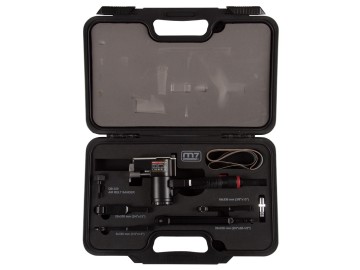 Пневматическая ленточная шлифовальная машина, 16 000 об/мин, 4 насадки, кейс mighty seven qb-325n